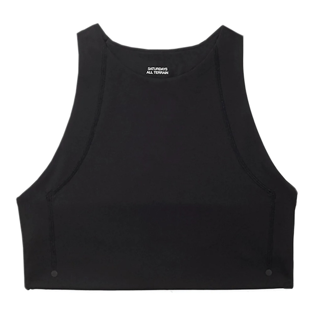 SATURDAYS NYC
Women's All Terrain High Neck Sports Bra
 in Black